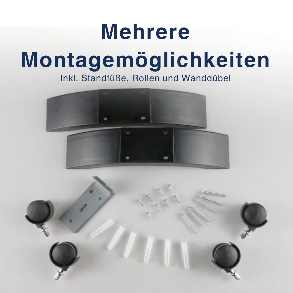 Gologi Elektrische Heizung - Konvektorheizung mit Thermostat - Funktioniert über App und Touch-Steuerung - Bis zu 25m2 - 2000W - Schwarz