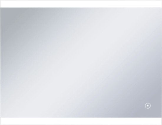 vidaXL – Badezimmerspiegel – LED – mit – Berührungssensor – 80 x 60 – cm