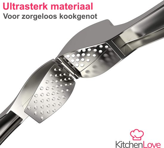 KitchenLove Knoblauchpresse - Knoblauchpresse - Ingwerpresse - Spülmaschinenfest