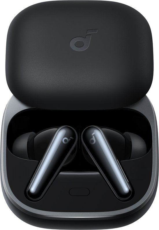 soundcore Liberty 5 von Anker – Kabellose Ohrhörer mit Geräuschunterdrückung – 2-mal stärkere Sprachunterdrückung – Adaptive Geräuschunterdrückung in Echtzeit – Schnellladefunktion – Dolby Audio – Klare Gespräche dank 6 Mikrofonen und KI – Lange Akkulaufz