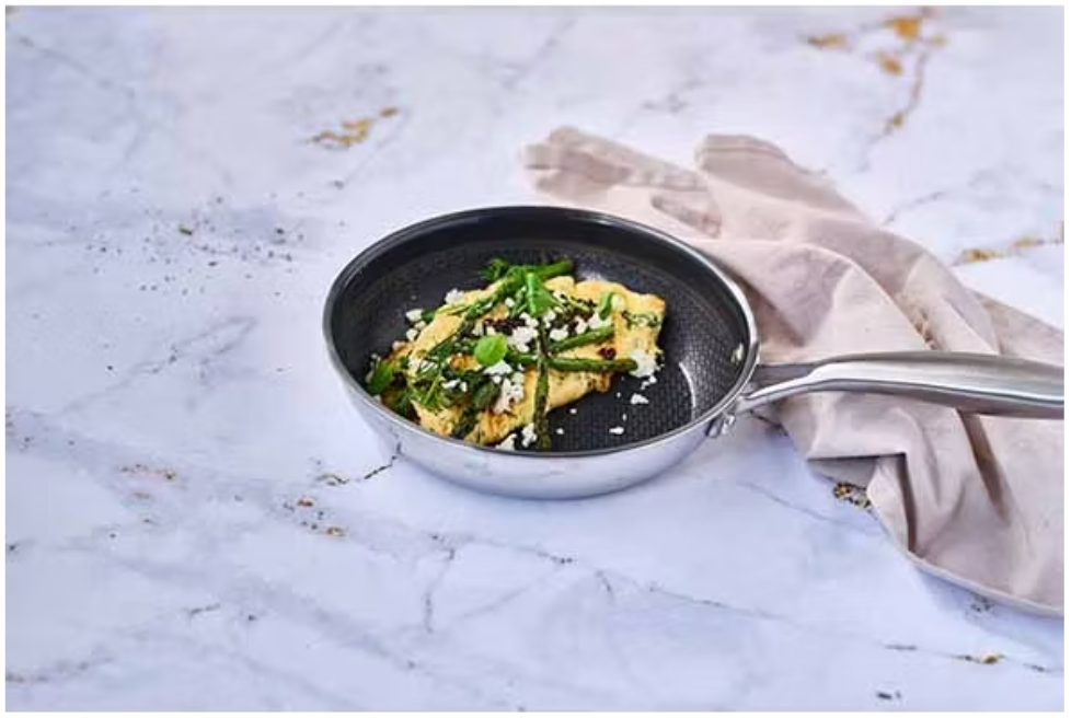 Thermos Thermoclad Bratpfannenset Edelstahl - 24 cm - PFAS-frei - Gleichmäßige Wärmeverteilung