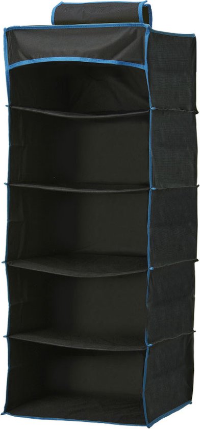 Redcliffs Tent Organizer - Hängeorganizer mit 5 Fächern - 34x34x85cm-600D Oxford Polyester-PU beschichtet