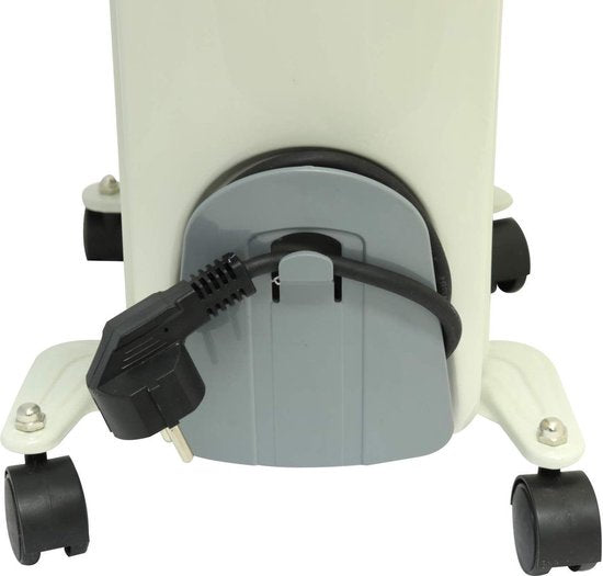 Deski Elektrischer Ölradiator mit 7 Lamellen - Heizgerät - 1500 W - Weiß