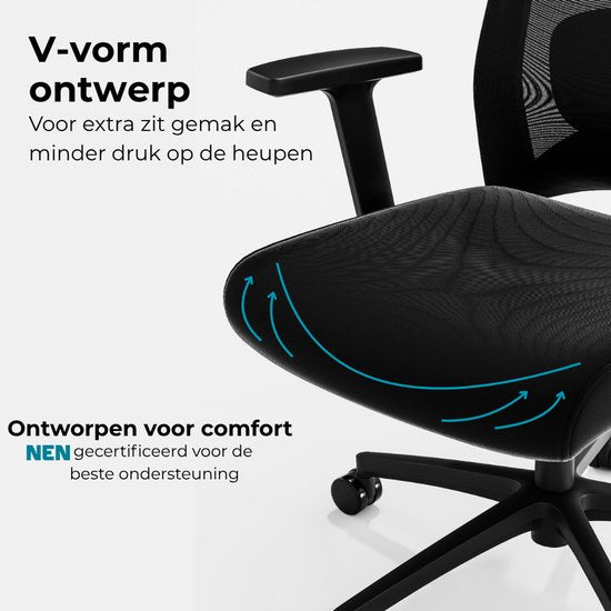 Organess® Ergonomischer Bürostuhl - Office Gaming Chair - Bürostühle für Erwachsene - Game Gaming Chair - Max. 150 kg