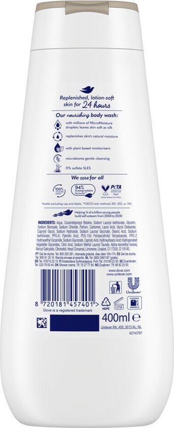 Dove Duschcreme Nourishing Silk – 400 ml