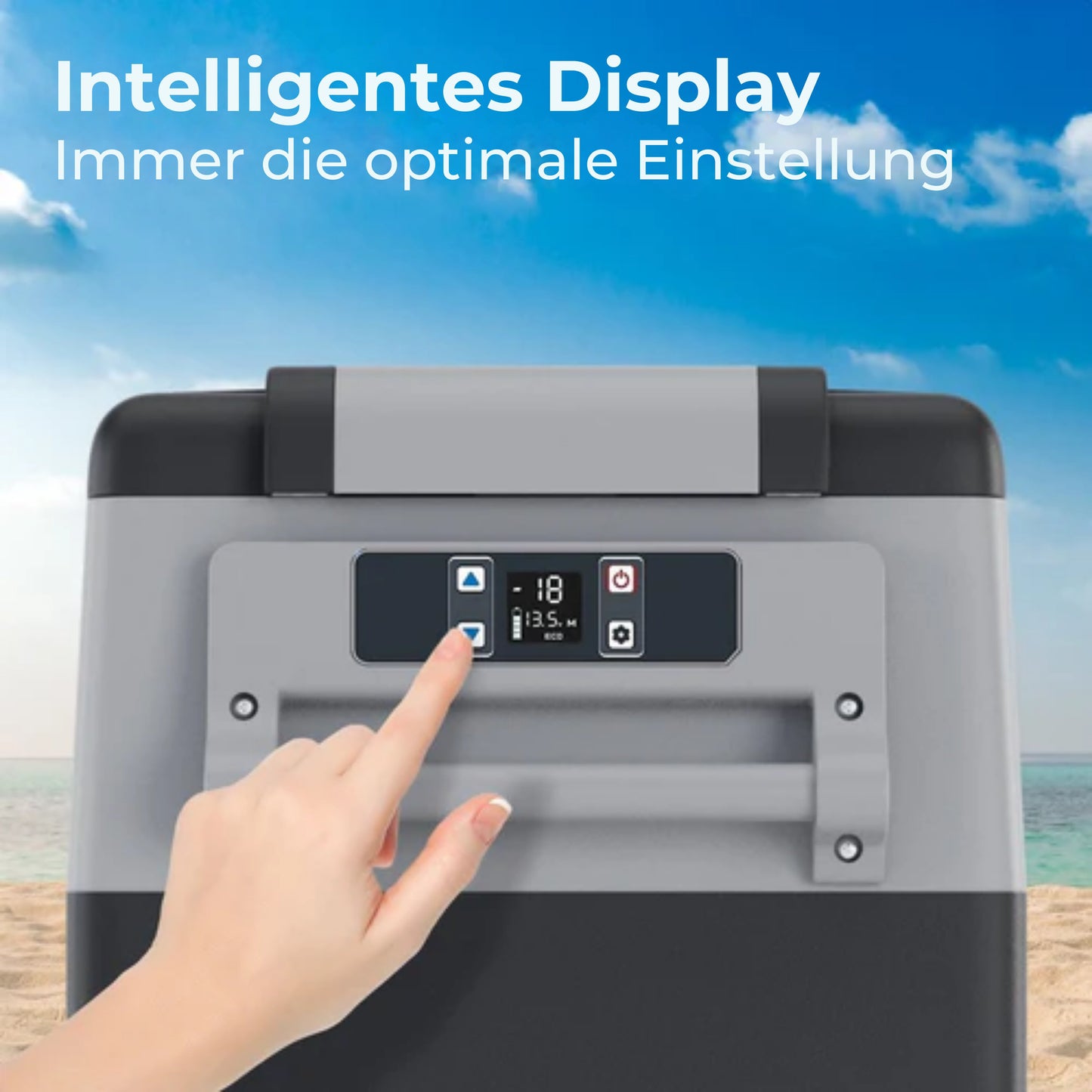 Auronic Kühlbox - 40.5L - 12V und 240V - Grau