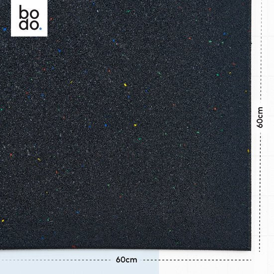 Bodo® Anti-Vibrationsmatte Waschmaschine und Trockner - 60x60x1,2cm