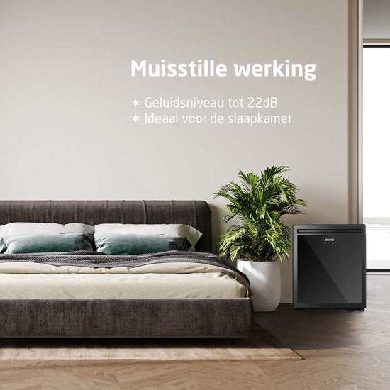 BREND BR-2225 Mini-Kühlschrank Freistehend 30 Liter - Tischkühlschrank mit einstellbarer Temperatur - Minibar mit einstellbarer Türrichtung - Schwarz