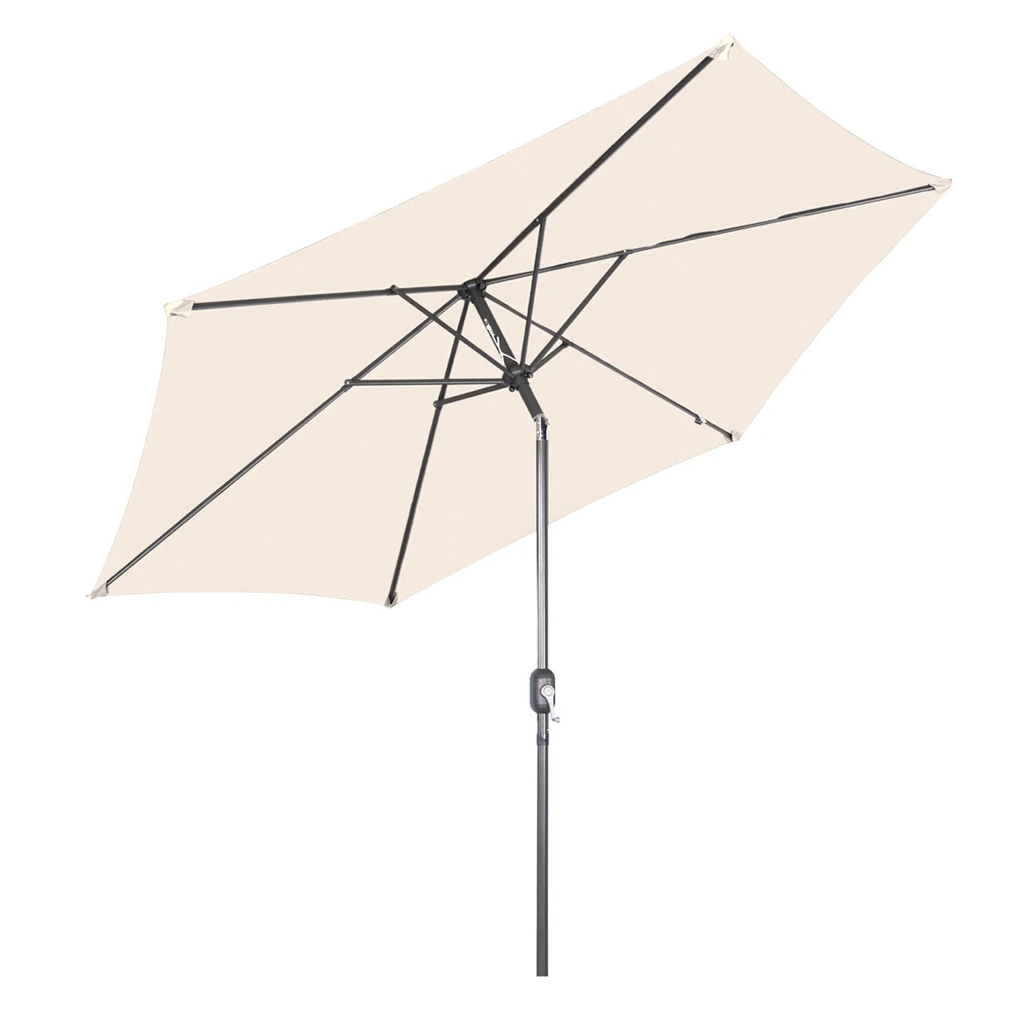 Angel Living 300 cm rechteckiger Schwebesonnenschirm – Sonnenschirm mit Kreuzfuß und schwenkbarem Arm – Rot