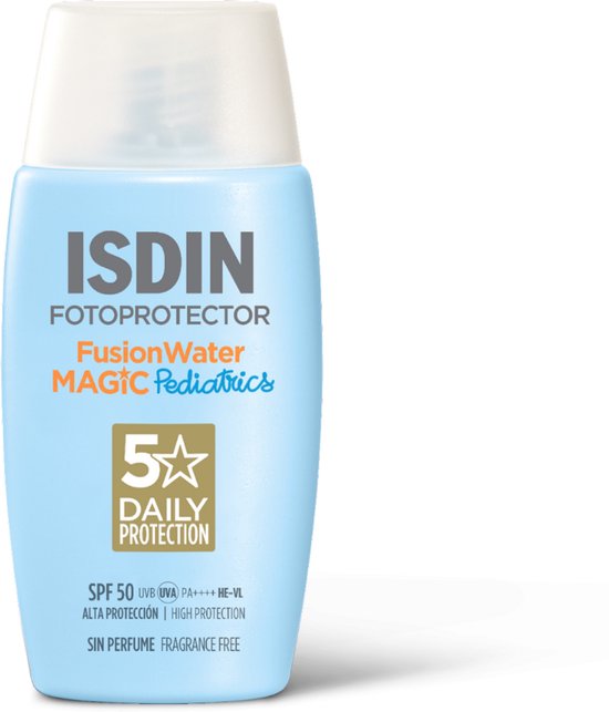 ISDIN – Pediatrics Fusion Water SPF50 – 50 ml – Sonnencreme für Kinder