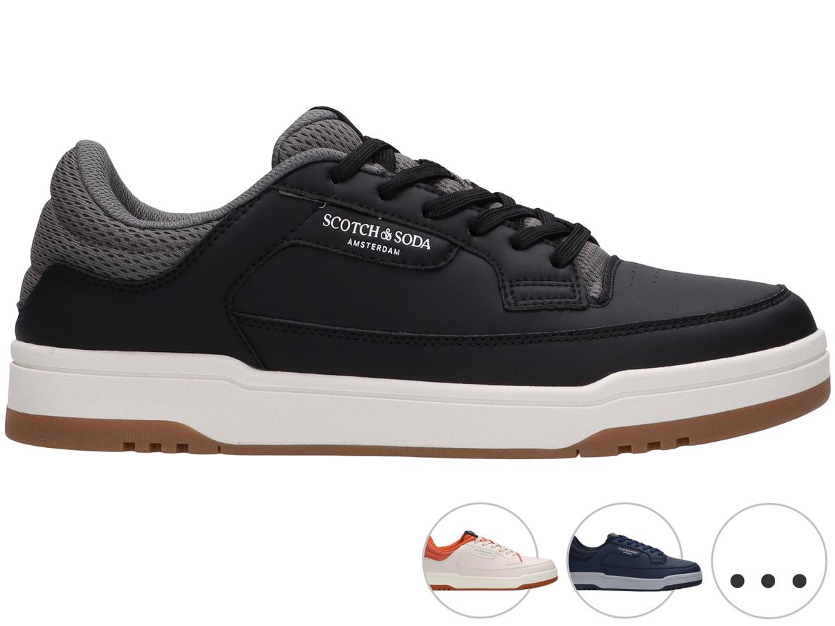 Scotch & Soda Crout Sneakers – Sportlich-elegantes Design – Größe 42 – Grün/Creme