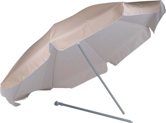 Bo-Camp - Sonnenschirm - Mit Knickarm - Ø 200 cm - Sand