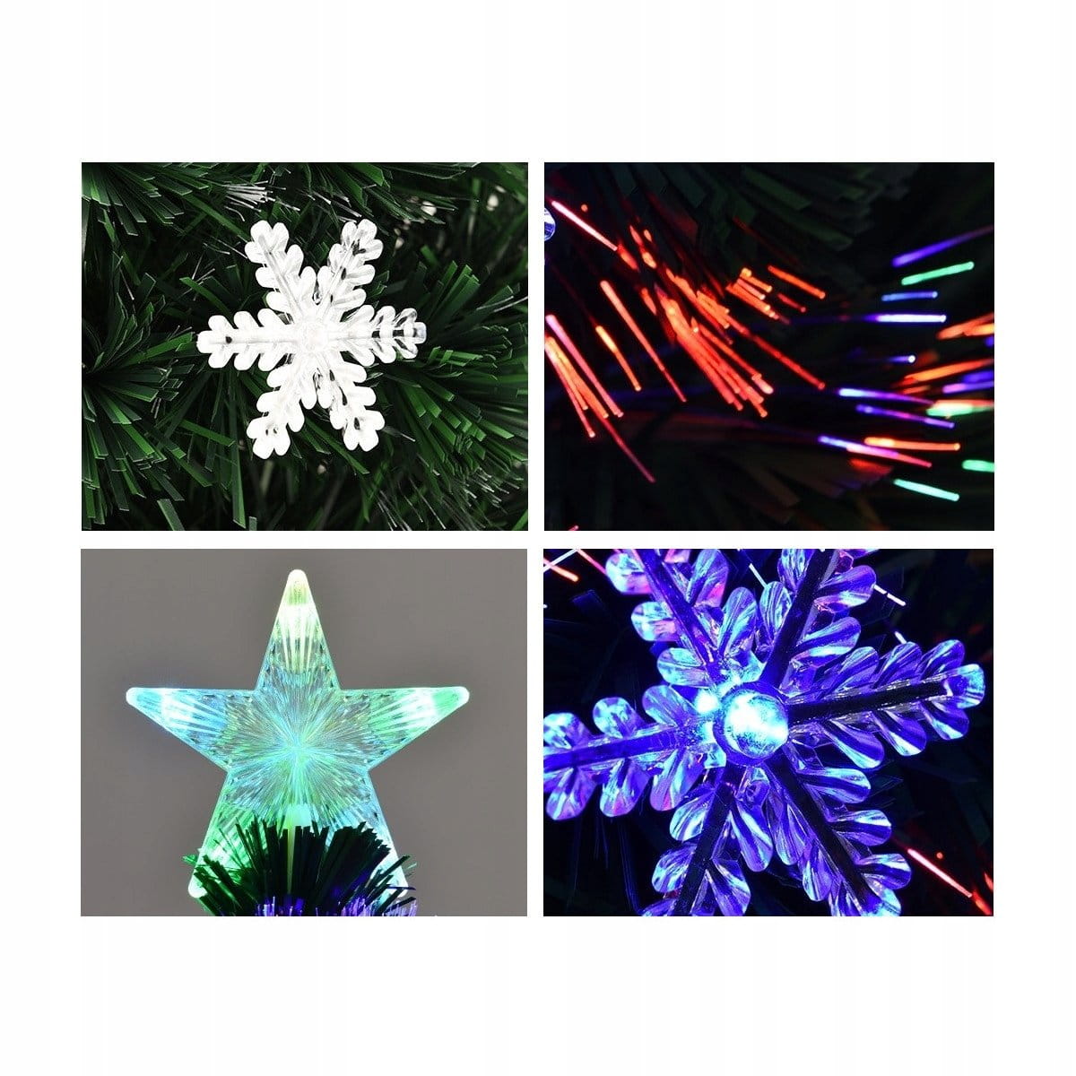 Coast Weihnachtsbaum - 220 Zweige - Led Lichter - 180 x 81cm - Grün