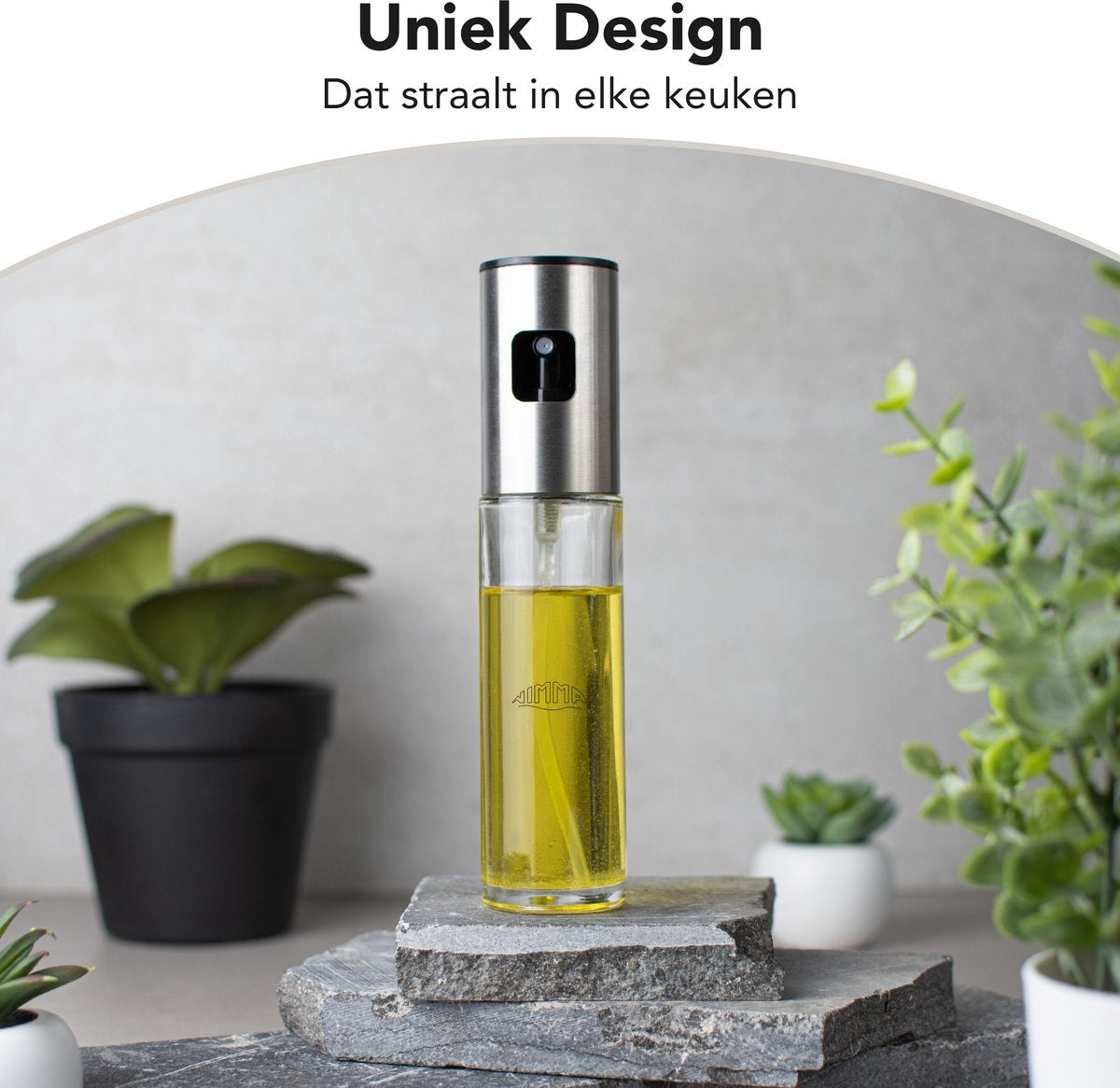 NimmaÂ® Olivenölzerstäuber 100ml - Backspray - Kochspray - Glasölflasche - Diffusorflasche - Glas