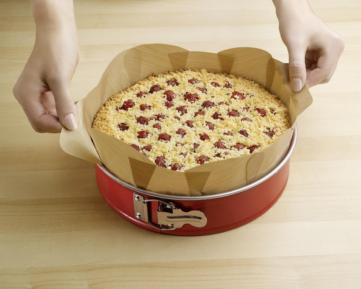 WENKO Wiederverwendbare Antihaft-Backfolie – 40 x 35 cm – Bis zu Ø 26 cm – Hitzebeständig bis 260 °C