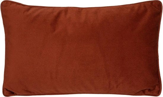 Atmosphera Bank-/Zierkissen für das Wohnzimmer „Sophia“ – 30 x 50 cm – Terrakotta – Polyester – mit Reißverschluss