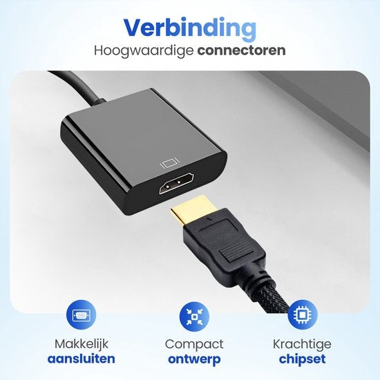 GarpexÂ® DisplayPort zu HDMI Adapter - DP zu HDMI - Full HD 1080p Konverter