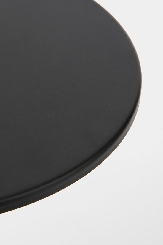 Mica Decorations - Royale Beistelltisch - H42 x Ø60 cm - Metall - Schwarz