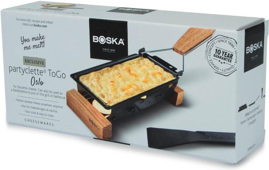 Boska Partyclette Oslo - Raclette-Set - Eiche - Antihaftbeschichtung