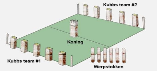 Eddy Toys Kubb Spiel - Kubb - Wikingerschach - Holz - mit Aufbewahrungstasche - klein