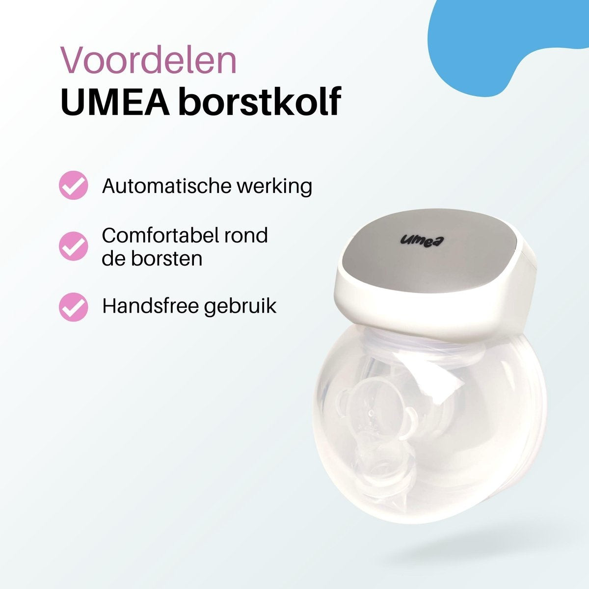 Umea - Einzel-Milchpumpe - Weiß