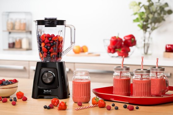 Tefal BlendForce II BL4208 – Mixer – 1,25 l – 600 W – Smoothie-Mixer – Pulsfunktion