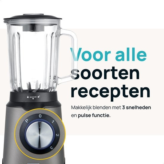 MOA Special Edition Titanium Blender - Leistungsstarker Mixer - 1,5 Liter - 1000 Watt - TB61T