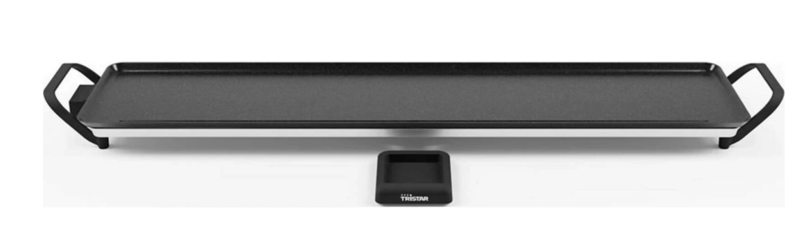 Tristar Tischgrill Slim XXL BP-2670 – 100 x 22 cm Grillplatte – Schwarz – 1800 Watt