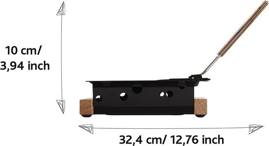 Boska Partyclette Oslo - Raclette-Set - Eiche - Antihaftbeschichtung