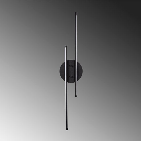 Asir - Wandleuchte - Schwarz - 17 x 86 x 5