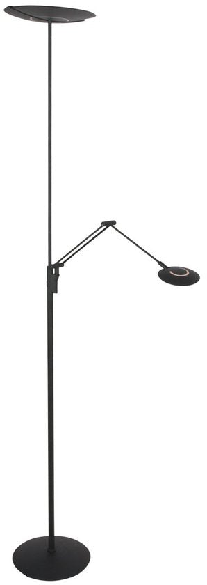 Steinhauer Exclusive – Stehlampe – Zenith2 – schwarz – Kunststoff und Metall – Designlampe – LED – 4390ZW