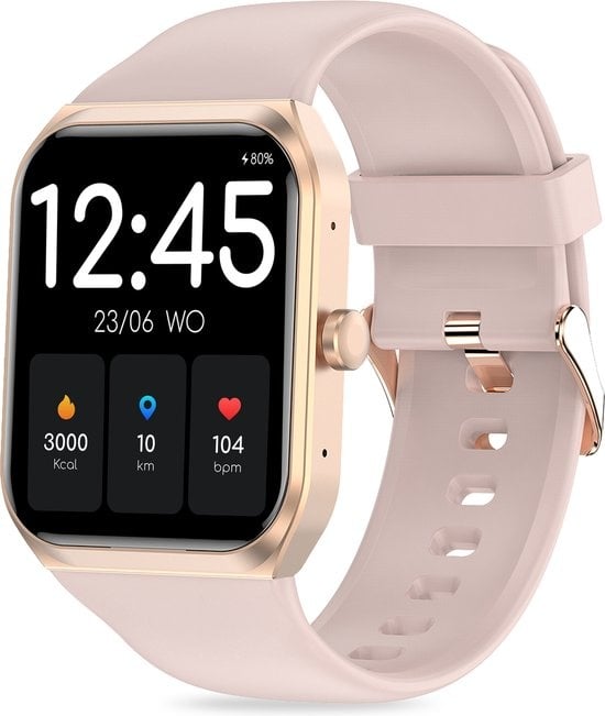 FITAGE Smartwatch - Schrittzähler - Sportuhr - Rosa