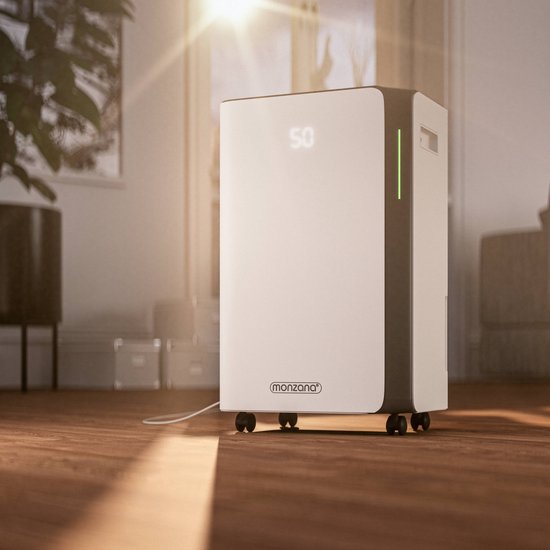 Monzana Luftentfeuchter - Wifi App 20 bis 30m² 20l/Tag - Weiß