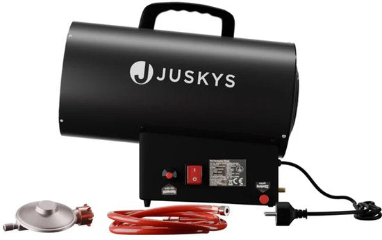 Juskys Gasherd Ventilator - 10kW - 19x36cm - Schwarz