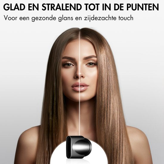Sansbeauté® Haartrockner mit Diffusor - Locken - 110.000 Umdrehungen pro Minute - Ionen-Haartrockner mit Bürste - 4 Aufsätze - Reisehaartrockner - Curl Feun Set - Sèche Cheveux - Haartrockner mit Defusor - Haarföhn - 1600W