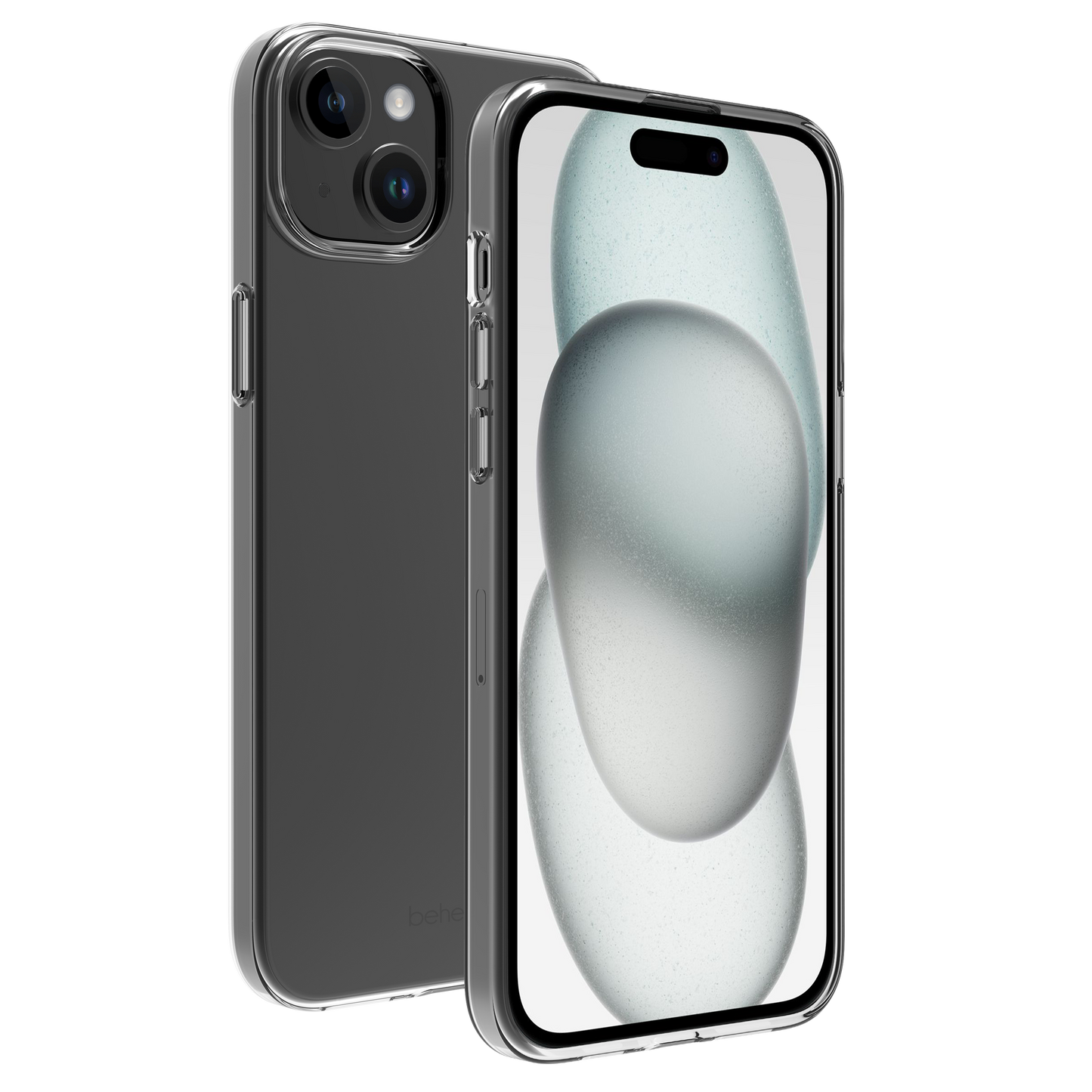 BeHello Handyhülle iPhone 15 Plus Dünne Gel-Hülle - Transparent
