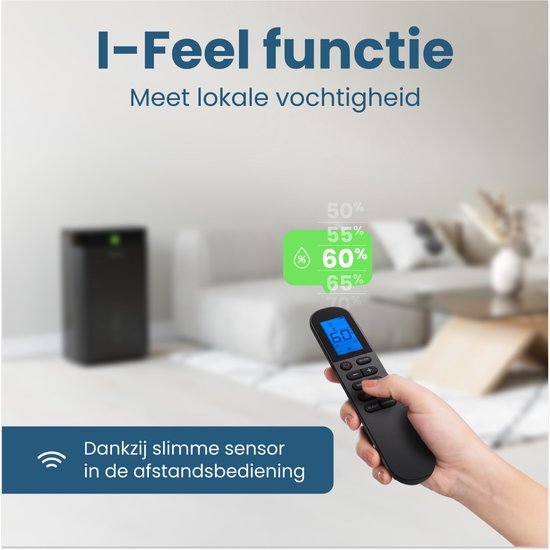 Auronic Luftentfeuchter und Luftreiniger - Better Plus Serie - Entfeuchtet 30L pro Tag - 5L Wassertank - Schlafzimmer, Badezimmer, Wohnzimmer und Büro - Feuchtigkeitsfresser für den Haushalt - Schwarz