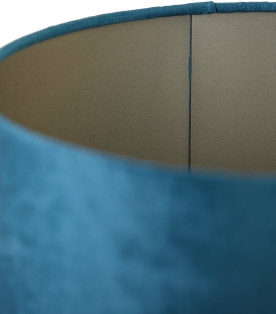 Light & Living – Lampenschirm GEMSTONE – Ø 20 × 15 cm – Blau
