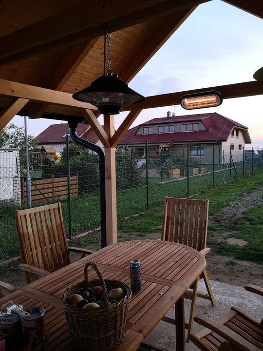 Kemper - Soleado Terrassen- und Balkonheizgerät - elektrisch - 2000W - hängend - IP65 - schwarz