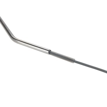 WENKO Triko Strohhalm-Bürsten-Set – 2-teilig – 26 cm – Grau/Grün