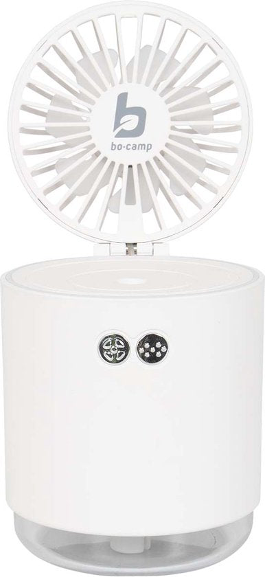 Bo-Camp – Ventilator – Mit Luftbefeuchter – Wiederaufladbar