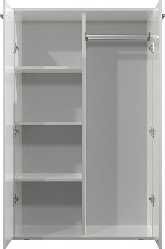Kinderkleiderschrank - Einlegeböden und Hängeteil - 120 cm hoch
