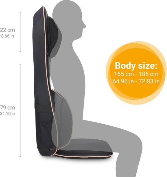medisana MC 825 – Shiatsu-Akupressur-Massagekissen