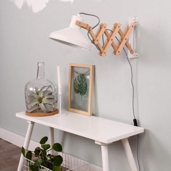 Wandleuchte Anne Lighting Woody – Weiß