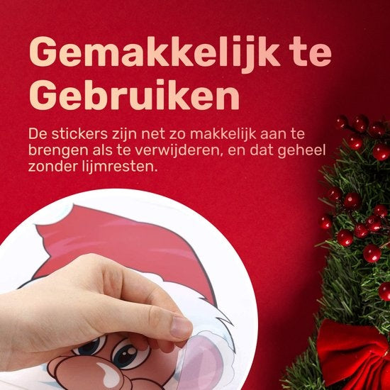 Giftmas - Fensteraufkleber - Weihnachten - Rentier - 50 Stück
