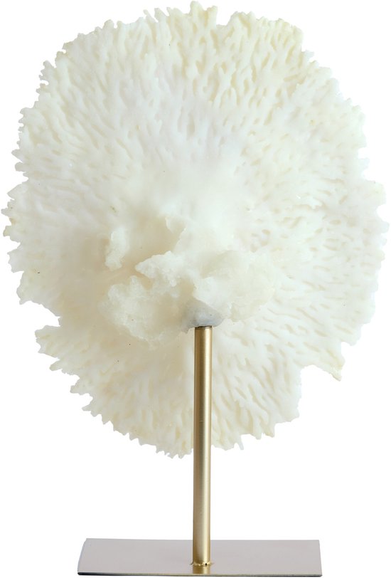 Light&living Ornament auf Sockel 46x20x69 cm CORAL creme+antike Bronze