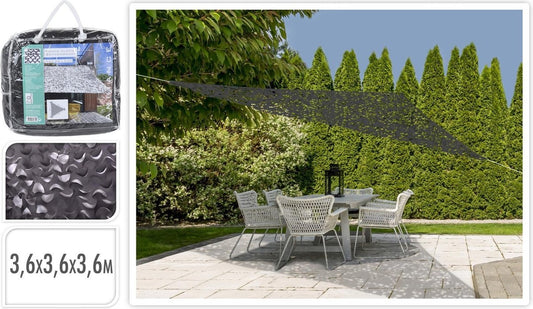 Ambiance Camouflage Schirmtuch - Tarpen - Grau