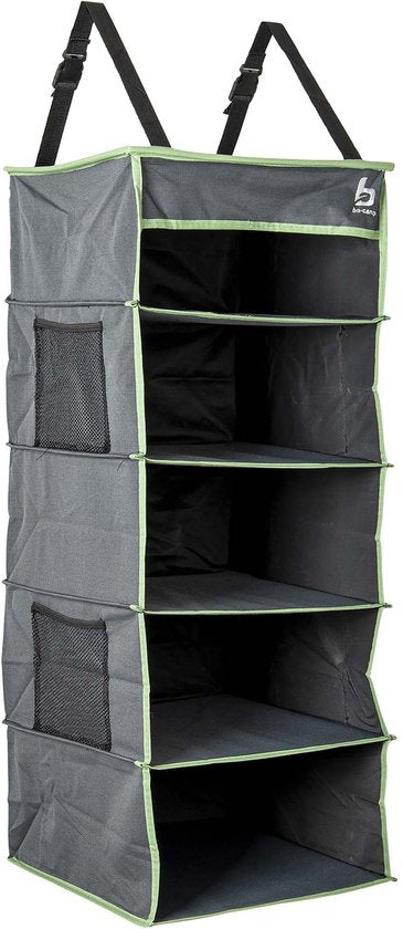 Bo-Camp – Hängeschrank – Camping-Schrank – Ordnungssystem – 5 Fächer