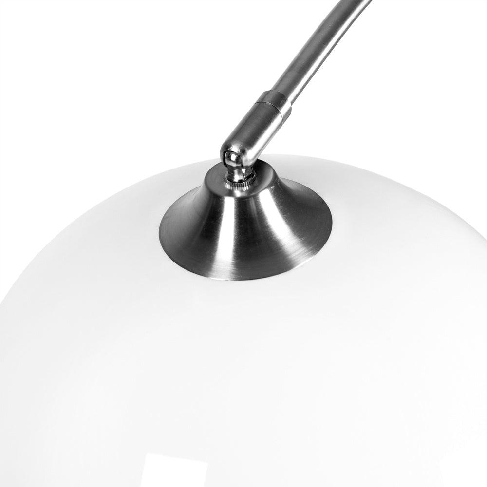 DBA Stehende Bogenlampe -220cm verstellbar mit Marmorsockel
