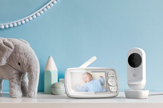 Motorola EASE44 Connect - Wi-Fi-Babyphone mit Kamera und App - HD-Video-Streaming - Viele Funktionen